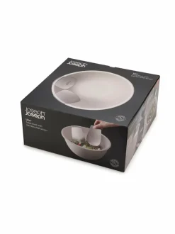 Tarjoiluastiat|Joseph Joseph Uno™ -salaattikulho ja tarjoiluottimet WHITE