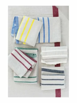 Kylpyhuonetekstiilit|Lapuan Kankurit Usva-pellavapyyhe 7 LINEN-YELLOW