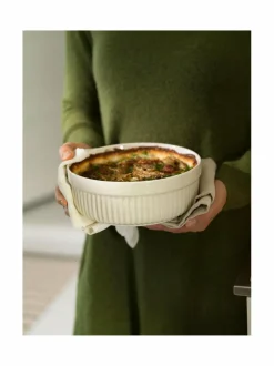 Keitto- & Paistoastiat|Arabia Uunikokki-vuoka 2 l VALKOINEN