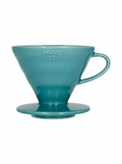 Tee, Kahvi & Vesi|Hario V60 dripper 02 -suodatinsuppilo TURQOISE