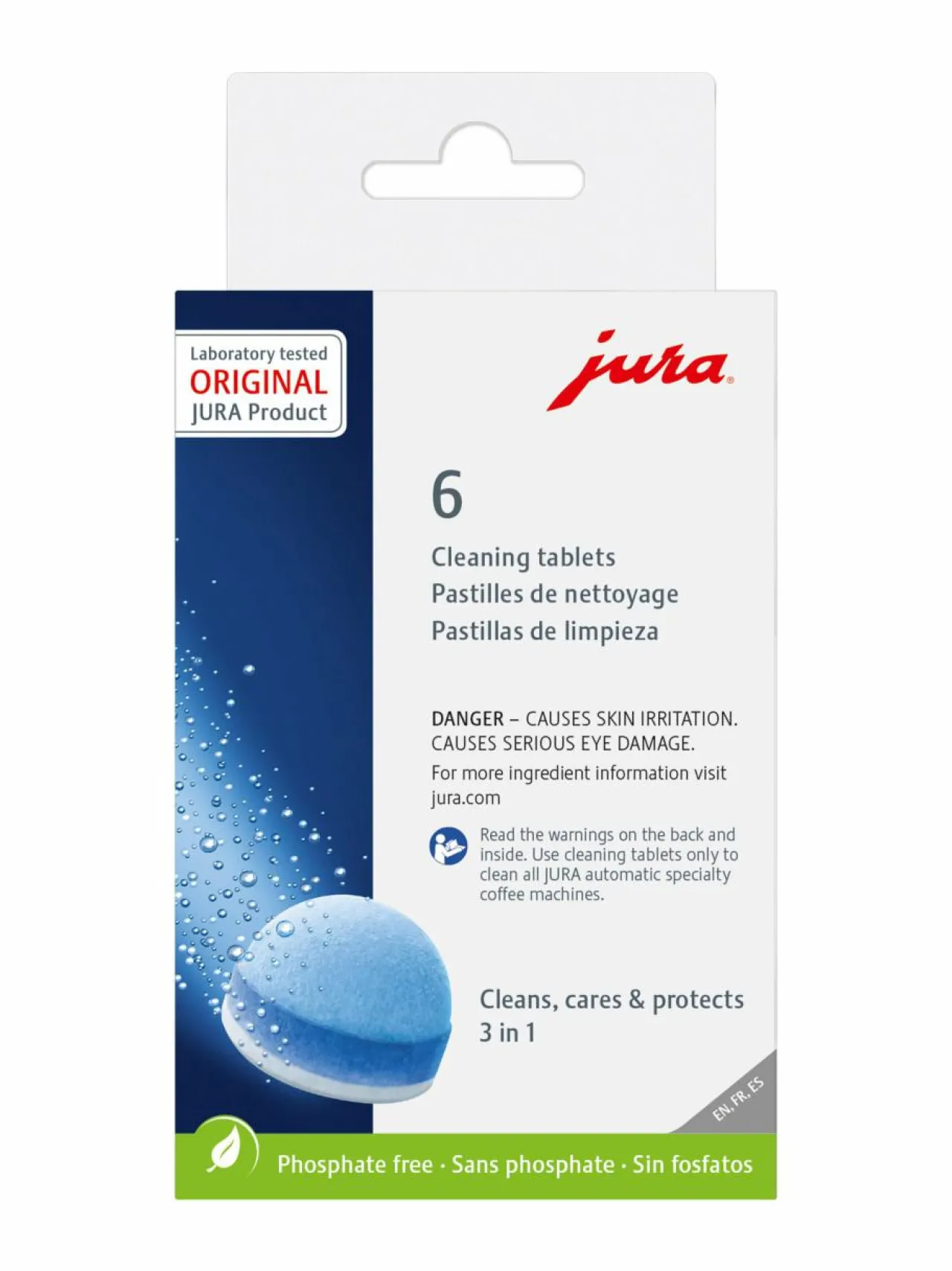 Kahvin- & Vedenkeittimet|Jura 3-vaiheiset puhdistustabletit WHITE