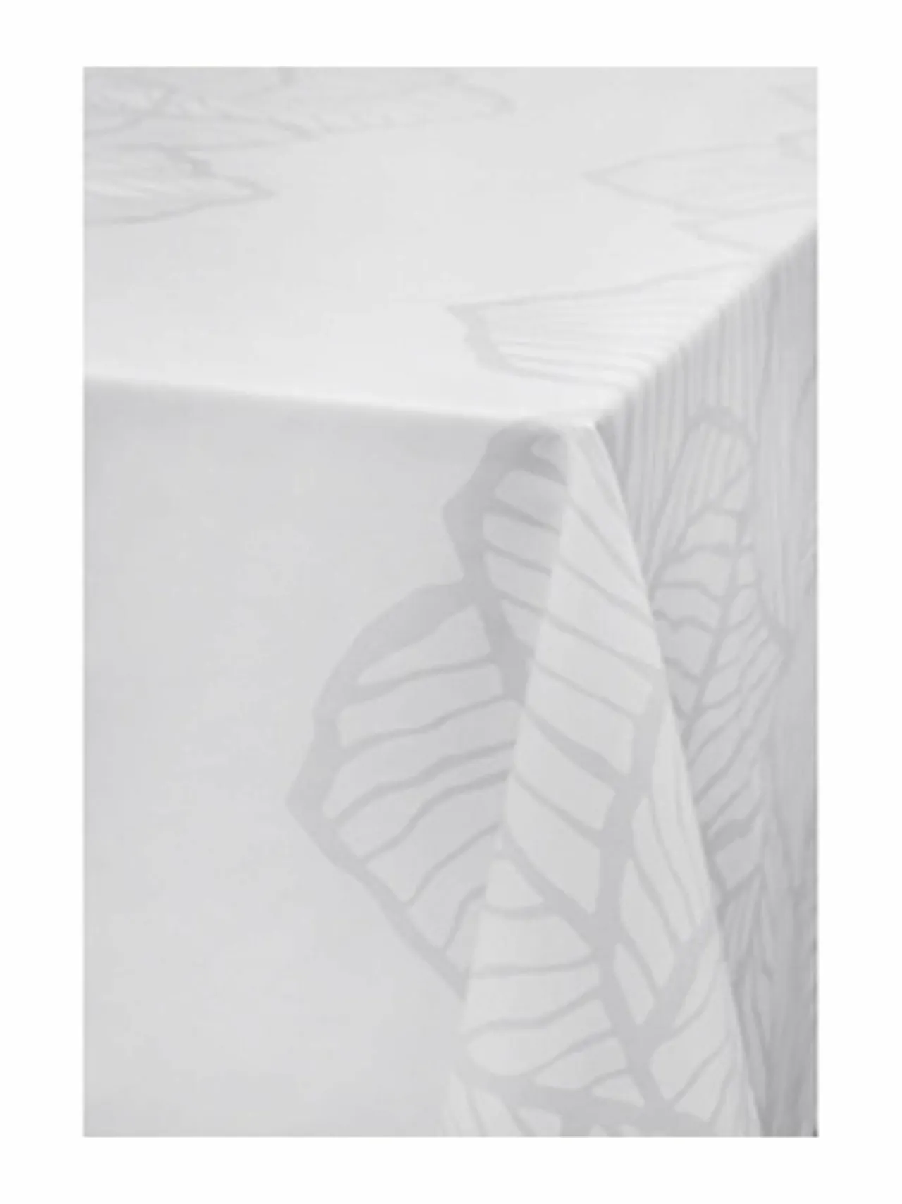 Huovat & Päiväpeitot|Pentik Valo-pöytäliina puuvillasatiinista 145 x 250 cm WHITE