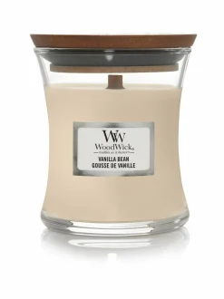 Kynttilät & Lyhdyt|Woodwick Vanilla Bean Mini -tuoksukynttilä CREAM