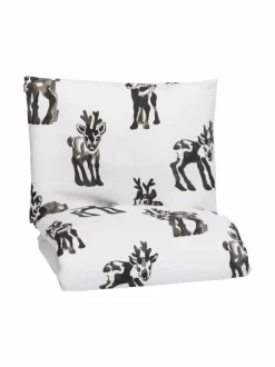 Liinavaatteet|Pentik Vasa -pussilakanasetti 85x125 cm + 36x46 cm BROWN