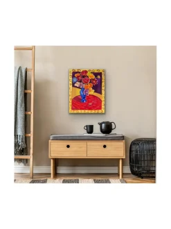 Taulut & Julisteet|Pia Rydman Art Venus vauhdissa, 55x46cm, akryylimaalaus, Pia Rydman