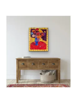 Taulut & Julisteet|Pia Rydman Art Venus vauhdissa, 55x46cm, akryylimaalaus, Pia Rydman