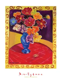 Taulut & Julisteet|Pia Rydman Art Venus vauhdissa, 55x46cm, akryylimaalaus, Pia Rydman