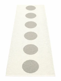 Matot|Pappelina Vera-muovimatto 70 x 225 cm WARM GREY (HARMAA)