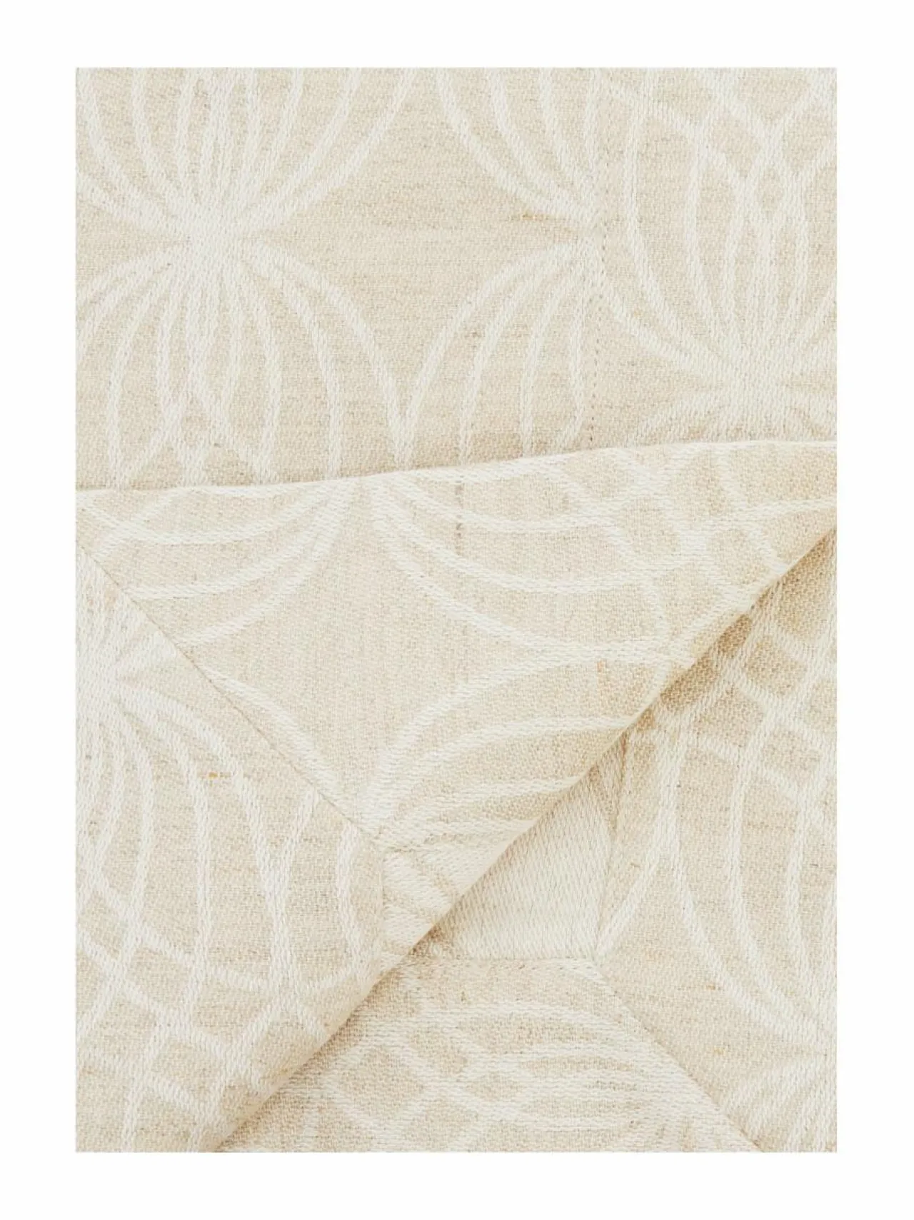 Keittiö- & Kattaustekstiilit|Villa Stockmann Vernier-pöytäliina 19 WHITE/NATURAL LINEN