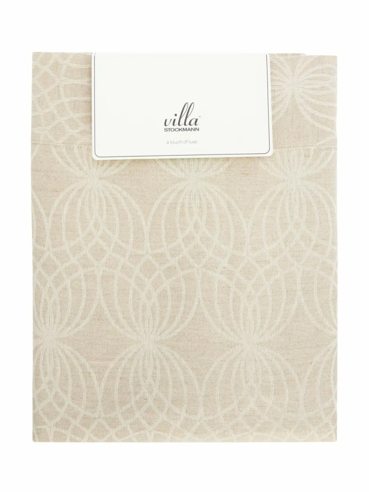 Keittiö- & Kattaustekstiilit|Villa Stockmann Vernier-pöytäliina 19 WHITE/NATURAL LINEN