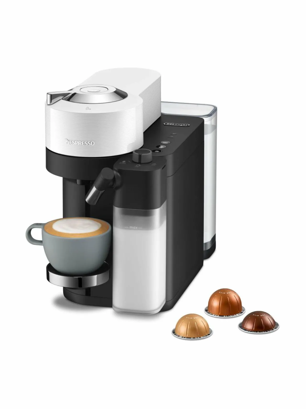Kahvin- & Vedenkeittimet|Nespresso Vertuo Lattissima -kahvikone WHITE