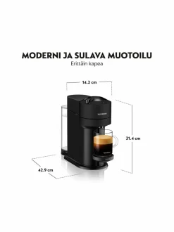 Kahvin- & Vedenkeittimet|Nespresso Vertuo Next -kahvikapselikone BLACK