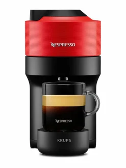 Kahvin- & Vedenkeittimet|Nespresso Vertuo Pop Capsule Coffee Maker -kahvikone RED