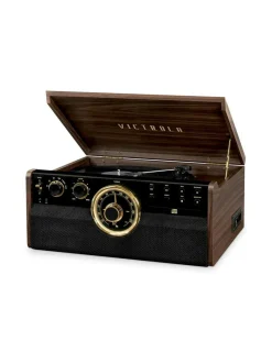 Audio|Victrola Empire 6-In-1 Musiikkikeskus ESPRESSO