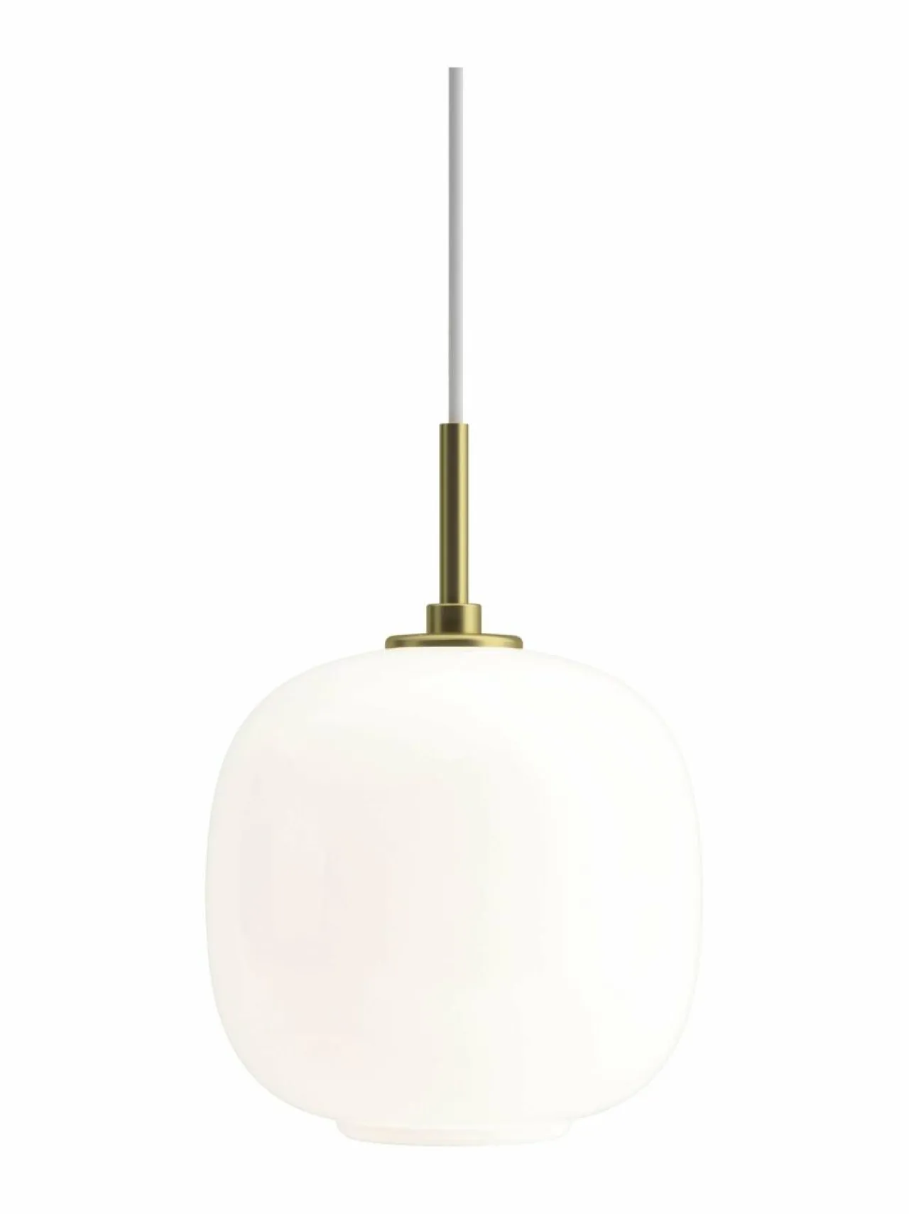 Kattovalaisimet|Louis Poulsen VL45 Radiohus -riippuvalaisin Ø 17,5 cm WHITE/BRASS