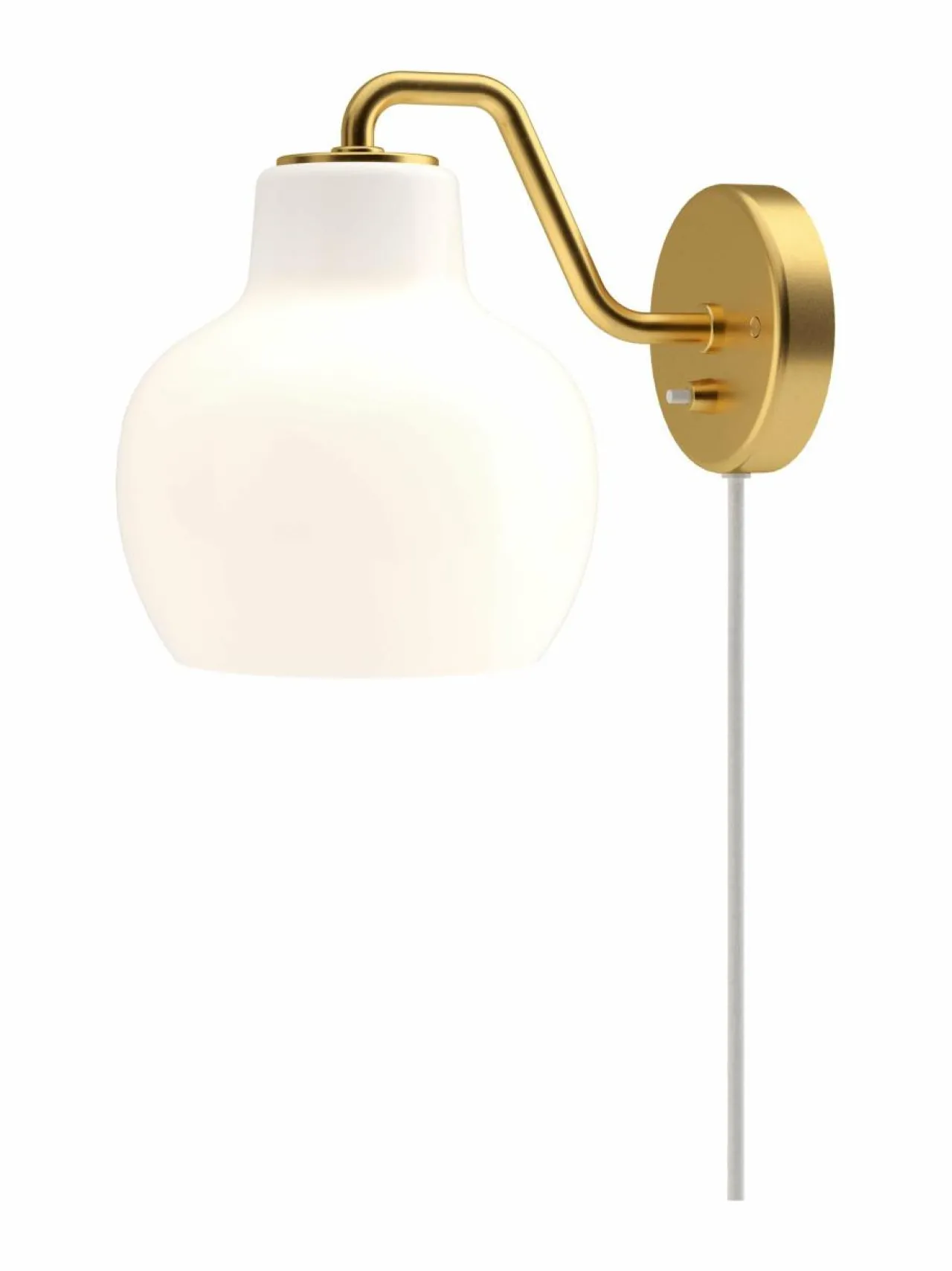 Seinävalaisimet|Louis Poulsen VL Ring Crown -seinävalaisin Ø 27,5 cm WHITE/BRASS