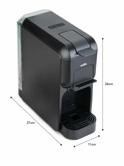 Kahvin- & Vedenkeittimet|Wilfa Volo Multi Mini - kapselikeitin/monitoimikahviautomaatti BLACK