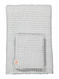 Kylpyhuonetekstiilit|Gauhar Helsinki Waffle-pyyhe GREY MELANGE