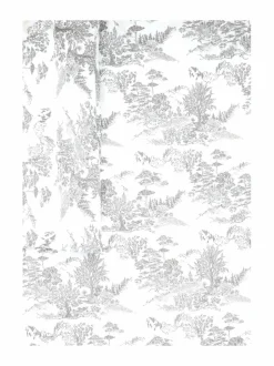 Liinavaatteet|Villa Stockmann Wald-pussilakana SOFT WHITE/GREY COMBO