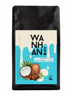 Kahvit & Teet|Wanhan Ajan Maustettukahvi Luomu Kookos-Vanilja 130g