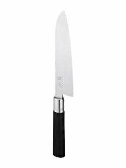 Keittiötarvikkeet|Kai Wasabi Santoku -veitsi 16,5 cm MUSTA