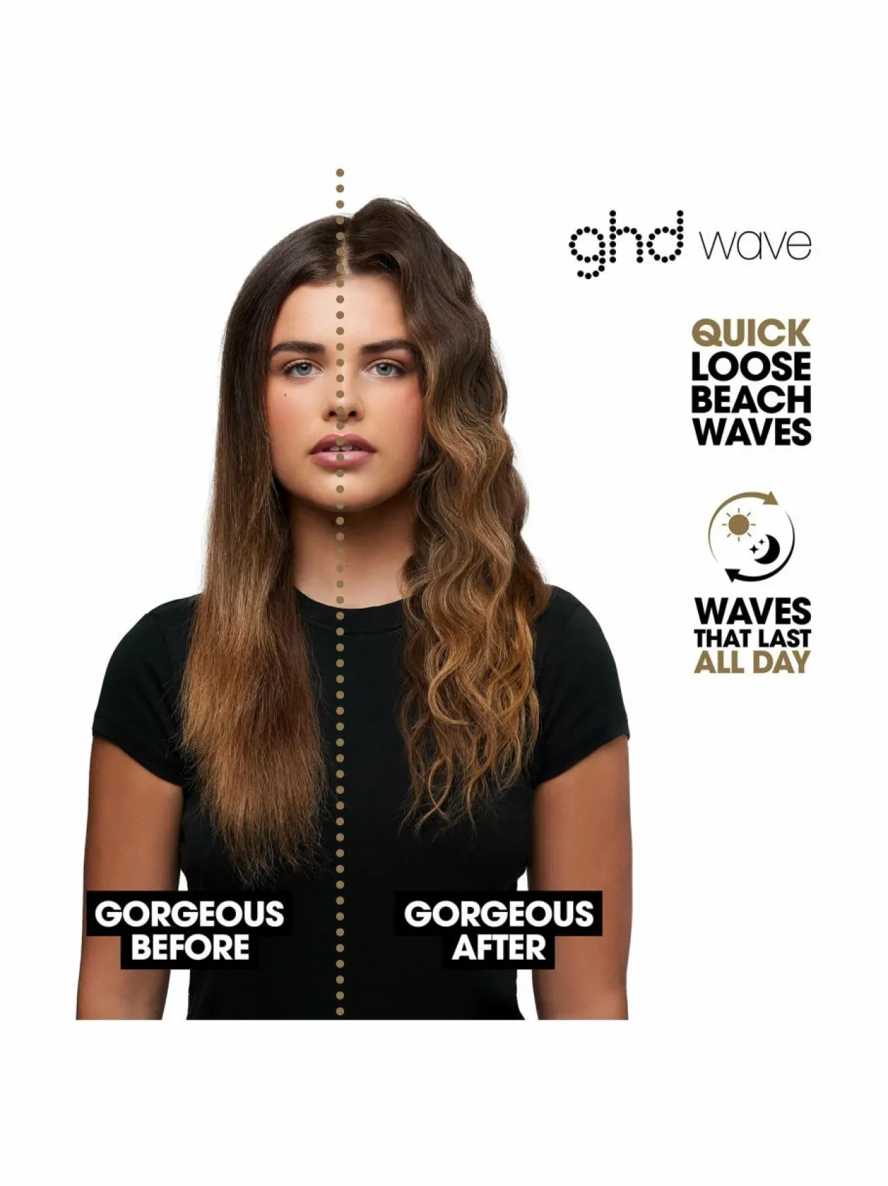 Hiustenhoito|GHD Wave Professional Triple Waver -kolmoislainerauta BLACK
