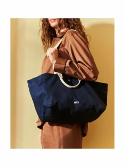 Säilytys|HAY Weekend Bag No 2 Small -kangaskassi BLUE