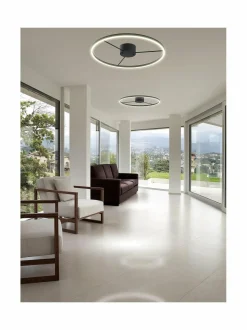 Kattovalaisimet|Design by Grönlund Wheels LED -kattoplafondi ø 100 cm BLACK