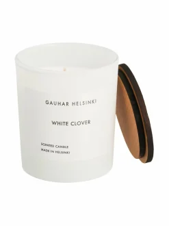 Huonetuoksut & Tuoksukynttilät|Gauhar Helsinki Clover -tuoksukynttilä WHITE