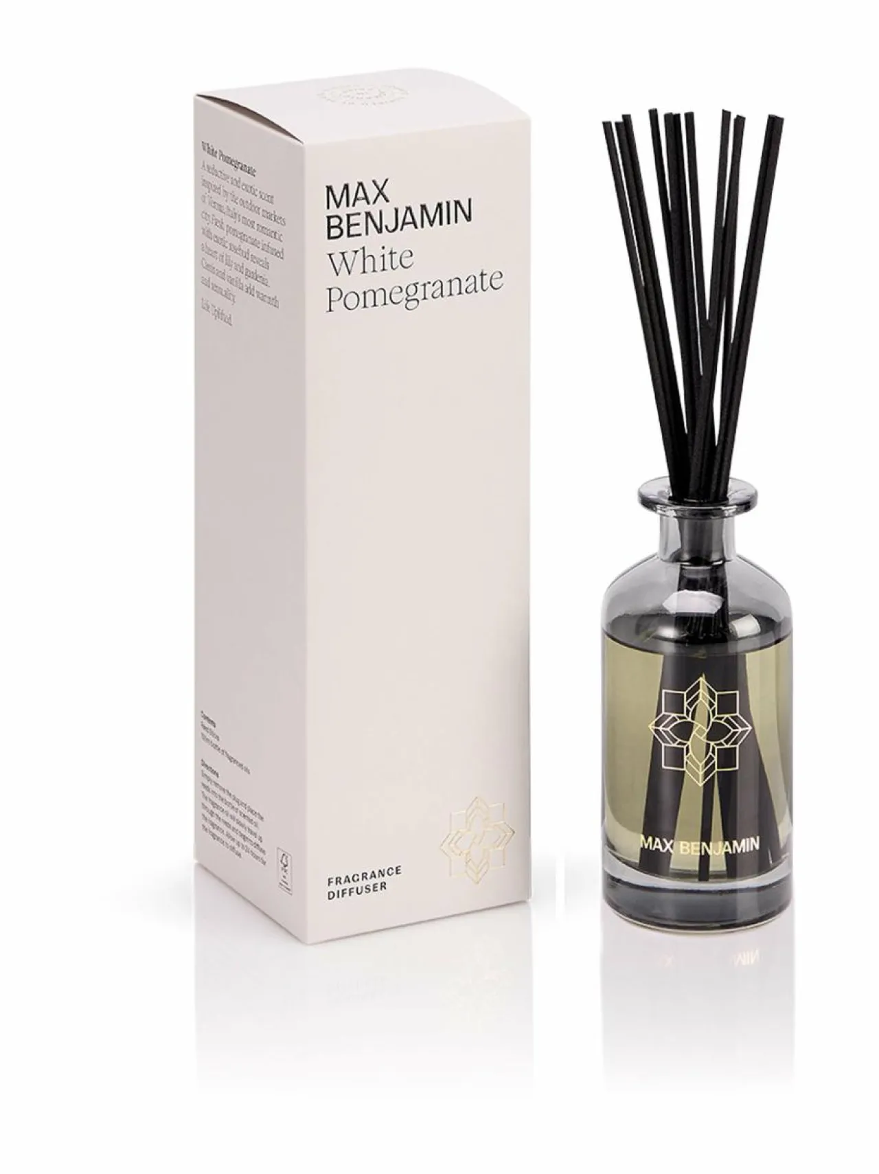 Huonetuoksut & Tuoksukynttilät|Max Benjamin White Pomegranate -huonetuoksu 150 ml LIGHT LILAC