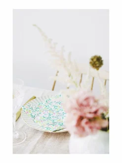 Keittiö- & Kattaustekstiilit|Havi William Morris Clover -lautasliinat 20 kpl PINK