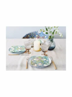Keittiö- & Kattaustekstiilit|Havi William Morris Strawberry Thief -lautasliinat 20 kpl BLUE