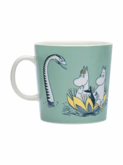 Mukit & Kupit & Asetit|Moomin Arabia W-muumimuki 0.4 L LIGHT GREEN