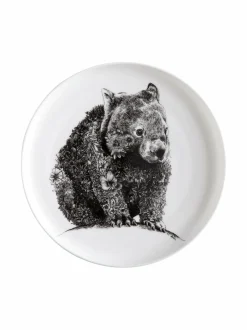 Lautaset & Kulhot|Maxwell&Williams Wombat-lautanen 20 cm BLACK/WHITE