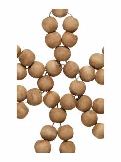 Joulupallot|Shishi Wooden Snowflake -joulukoriste BROWN
