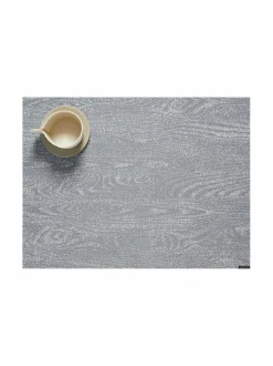 Keittiö- & Kattaustekstiilit|Chilewich Woodgrain-pöytätabletti 36 x 48 cm SLATE