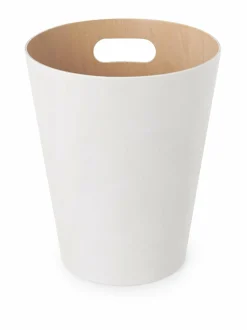 Roskakorit & -Pussit|Umbra Woodrow-roskakori 9 l VALKOINEN