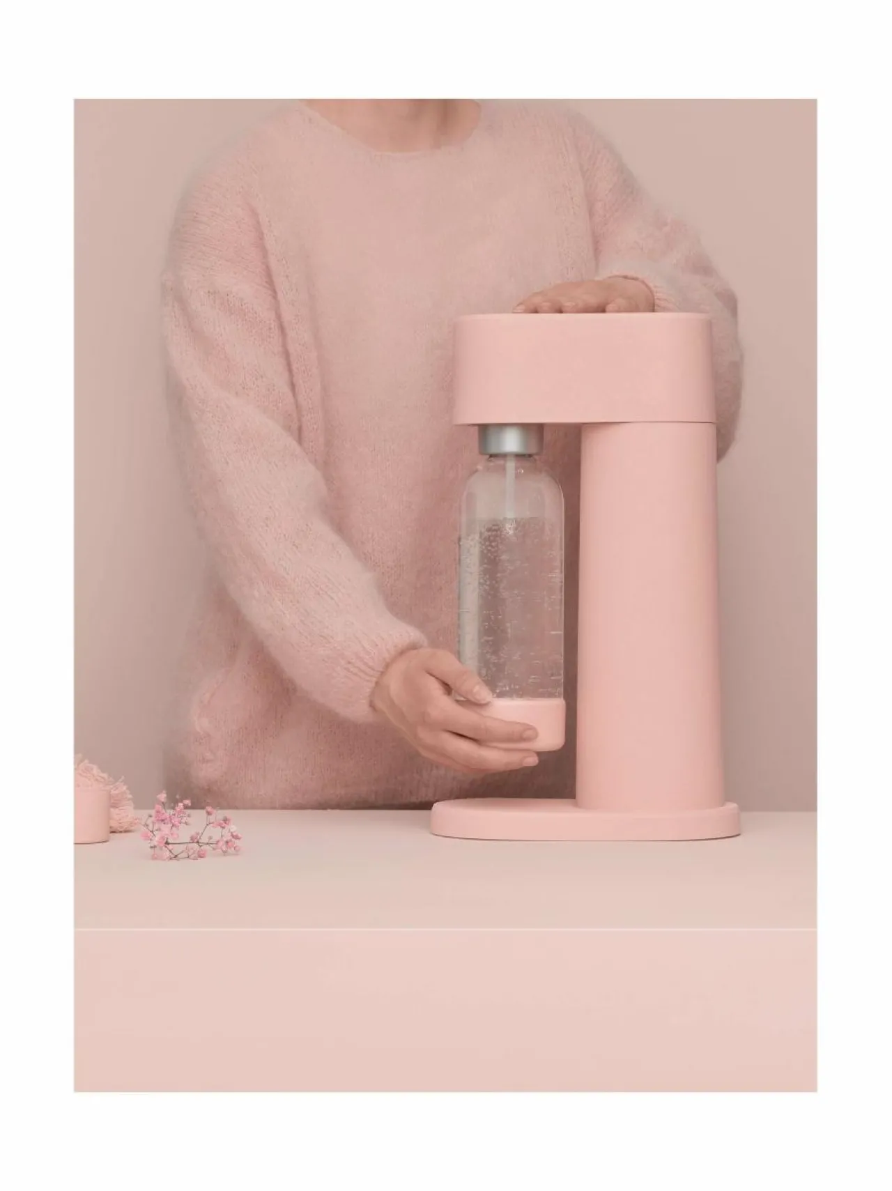 Muut Keittiölaitteet|Mysoda Woody-hiilihapotuslaite PINK