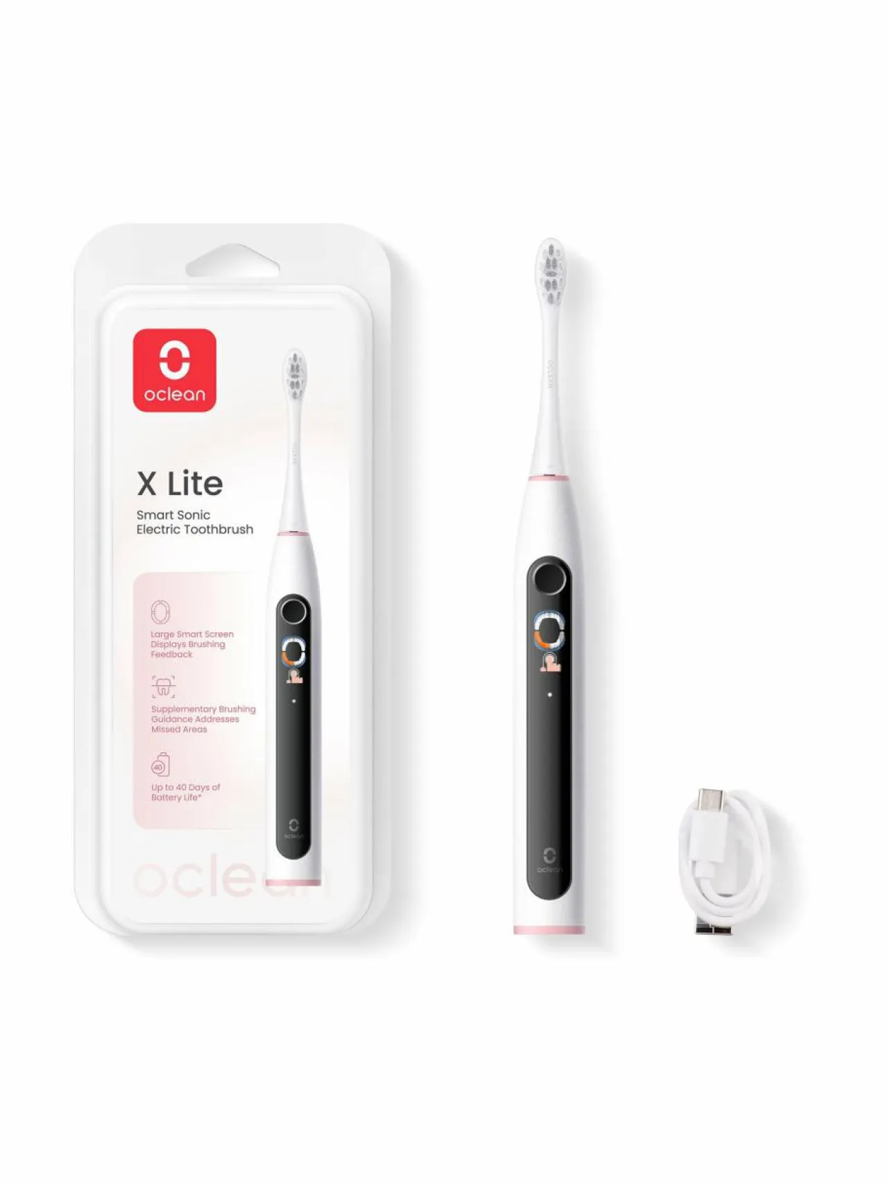 Hampaidenhoito|Oclean X Lite -sähköhammasharja GREY