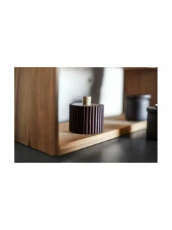 Keittiötarvikkeet|Muubs Yami-kannellinen säilytysrasia BROWN