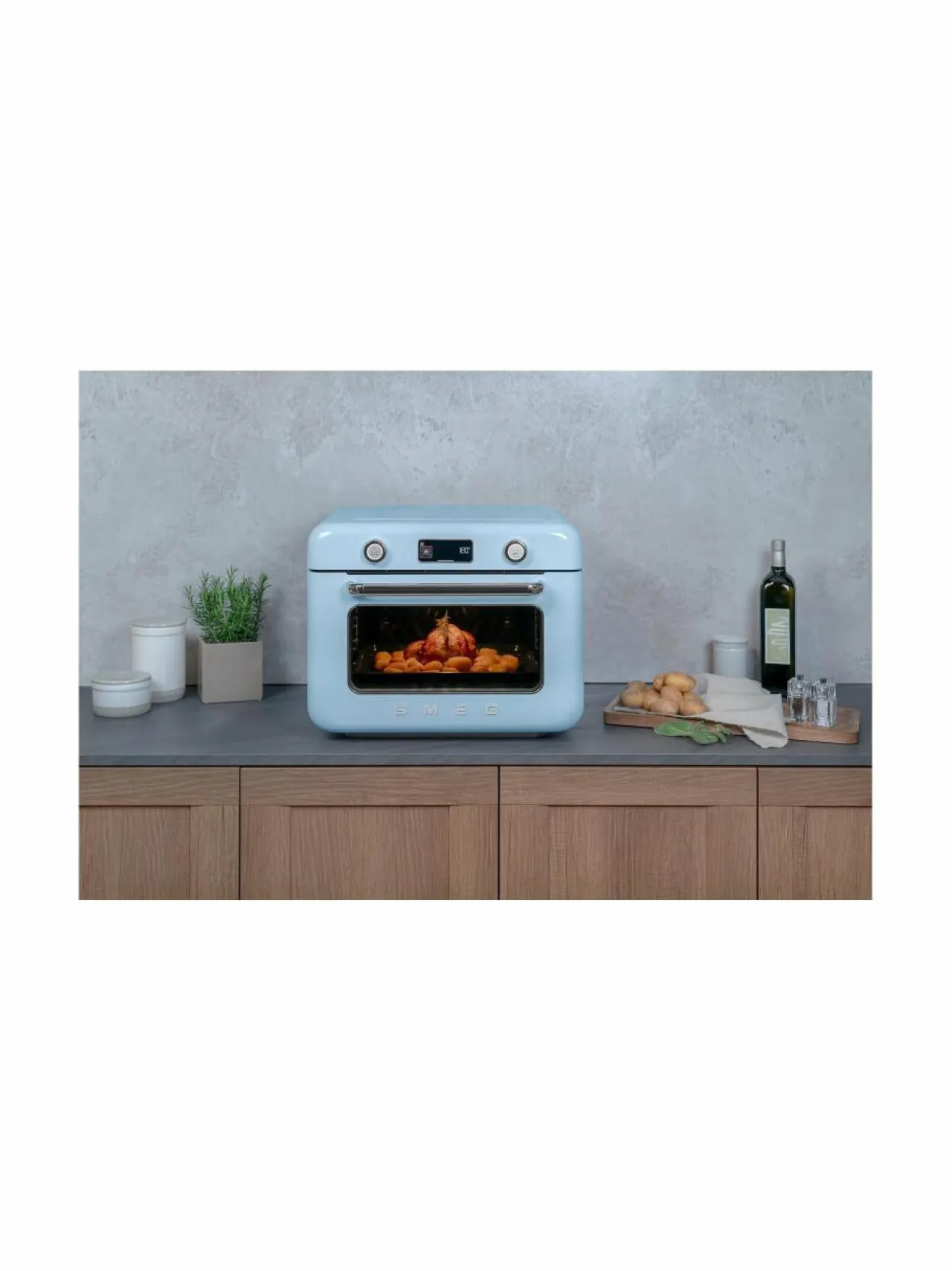 Muut Keittiölaitteet|Smeg Yhdistelmähöyryuuni PASTEL BLUE