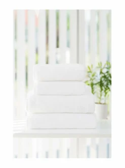 Kylpyhuonetekstiilit|LUIN LIVING Your Home Your Spa -pyyhe SNOW